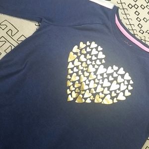 Blue,pink,white,gold long sleave